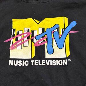 Original, Vintage Black, Music Television, MTV, M Hoodie